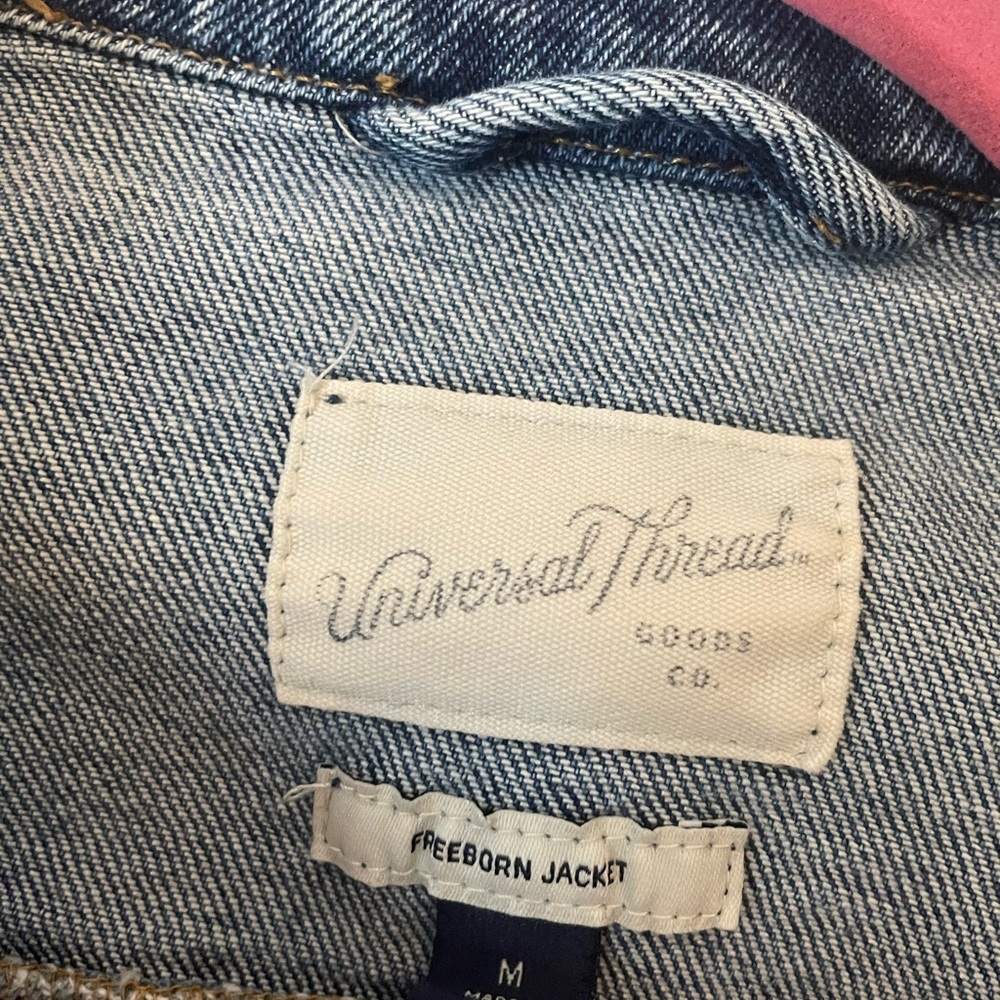 Hand Embroidered Jean Jacket - Picture 3 of 7